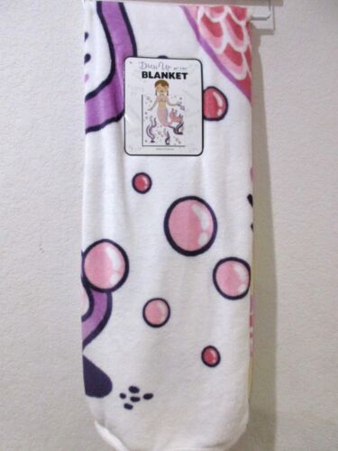 Mermaid Plush Throw Blanket 50" x 60" - Picture 2 of 3