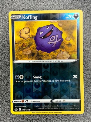 Koffing 094/198 NM EN Reverse Holo Pokémon TCG Chilling Reign