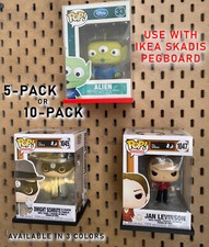 Funko Pop Floating Display Shelf for IKEA Skadis Pegboard (FITS STANDARD POPS)