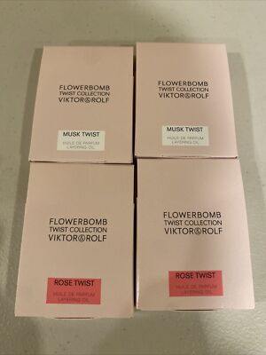 Lot 4 duo sets Viktor & Rolf Flowerbomb Twist - 2 * Rose / 2 * Musk /
