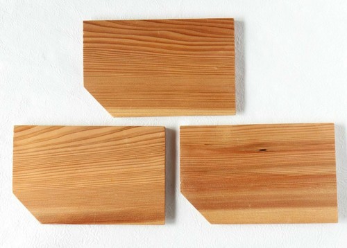 Japanese Wood Plate Tea Cup Tray Saucer Cedar 3 pcs Width 15.2cm 5.98" Vintage - Picture 5 of 12