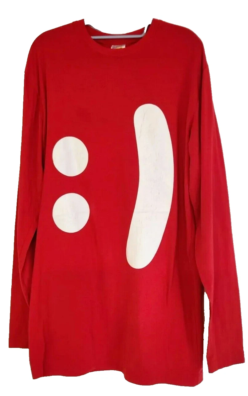 burton dry ride 90s oversized smiley face shirt