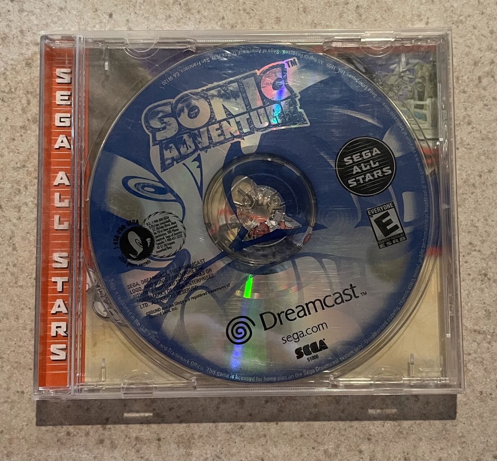  Sonic Adventure 2 - Sega Dreamcast : Unknown: Video Games