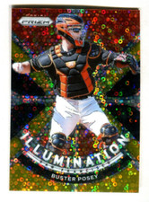 2021 Prizm Illumination Prizms Gold Donut Circles #14 Buster Posey 10/10 A48 040