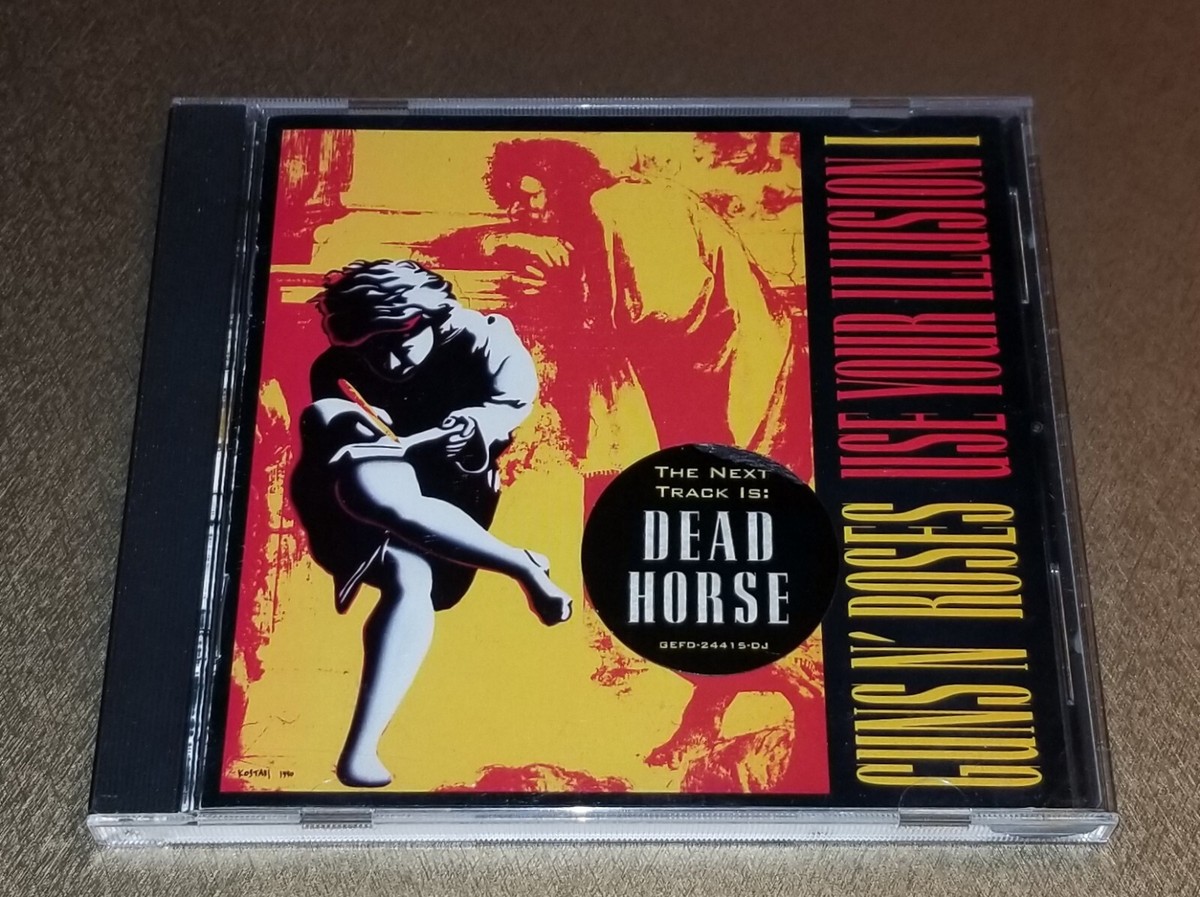 GUNS N’ ROSES USE YOUR ILLUSION Promo CD GUNS N ROSES PROMO ONLY CD USE YOUR ILLUSION ,RARE HYPE