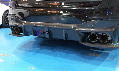 3 PCS 3D STYLE CARBON REAR DIFFUSER SPOILER FOR GENUINE BMW F90 M5 ONLY