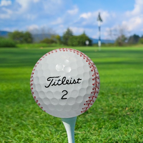 Baseball Pro V1 Refinished Golf Balls 12 Pack - Perfect Gift Idea - Picture 4 of 4