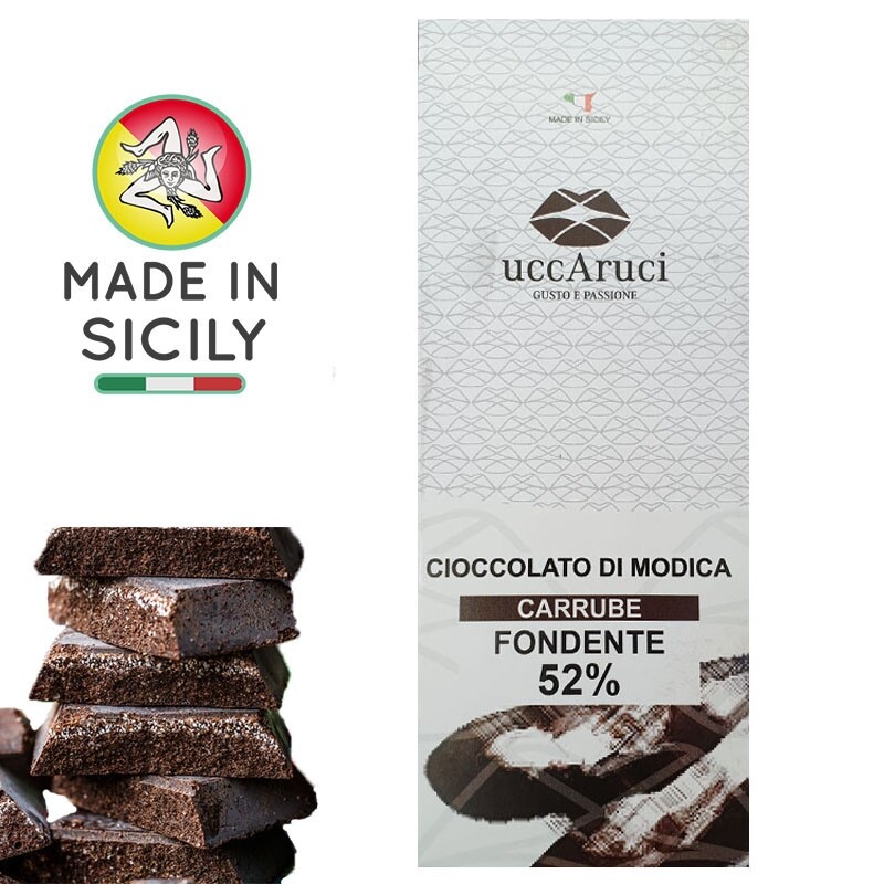 Cioccolato di Modica Carrube 100g - UCCARUCI - Offerta 5 Pezzi