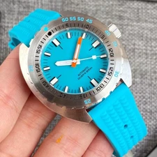 42mm Tandorio Blue Dial Japan NH35A Automatic Mens Watch Bow Sapphire glass