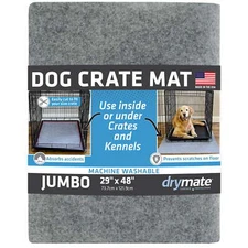 Dog Crate Mat Liner, Absorbs Urine,Waterproof, Washable Puppy Pee Pad (29”x48”)