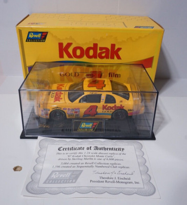 Revell Collection 1/24 1998 #4 Monte Carlo Bobby Hamilton Kodak Max Diecast NIB