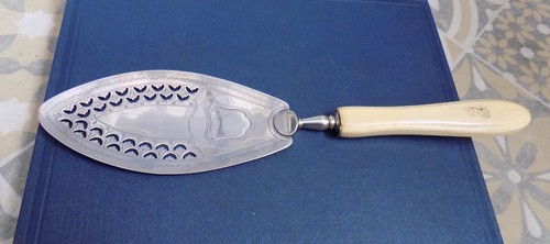 Georgian 1795 Solomon Hougham Solid Silver Pierced Chop or Fish Server fabulous