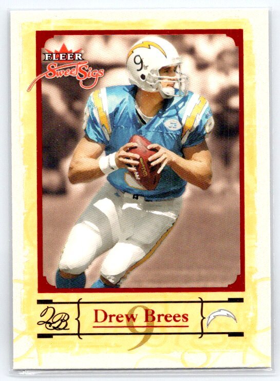 Drew Brees 2004 Fleer Sweet Sigs #69
