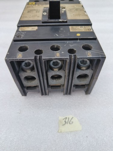 SQUARE D KA36150 CIRCUIT BREAKER 150MP(FREE FAST SHIP) - Picture 2 of 7