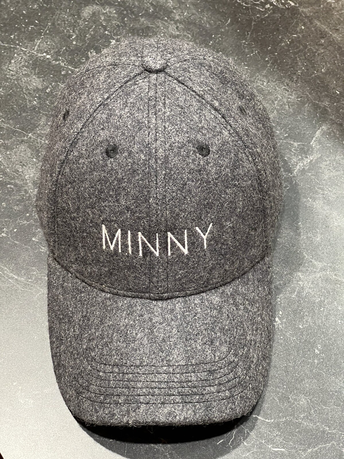 Wool Baseball Cap Adjustable Unstructured Tweed H… - image 1