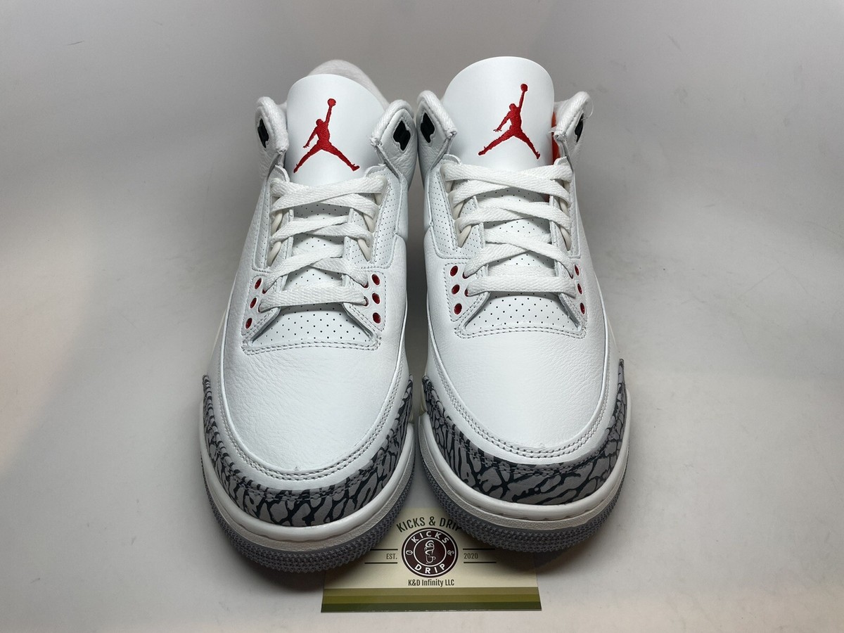 新品 Jordan 3 Mid RetroMCS スパイク セメント 希少 Size 16 - Jordan 3 Retro Mid White Cement Reimagined for sale