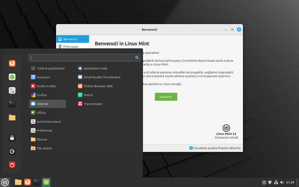 DVD Linux Mint 22 Cinnamon simile a Windows  64 bit - Immagine 3 di 4