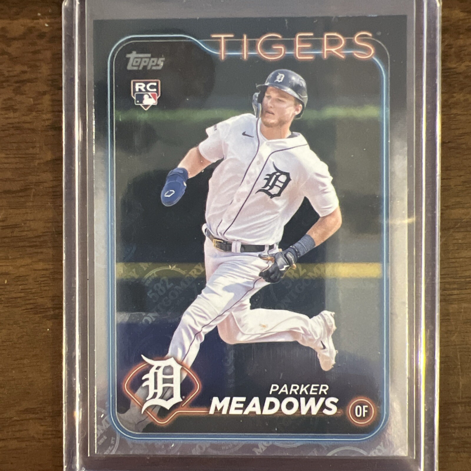 2024 Topps PARKER MEADOWS Tigers Rookie #516 rc Montgomery Club 582 Foil