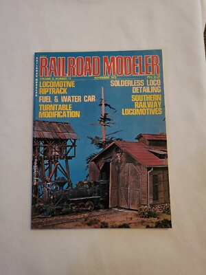 1972 November, Railroad Modeler Magazine, Locomotive Riptrack, (CP431)