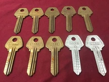 Corbin Russwin CO98 Key Blanks, Set of 10 - Locksmith