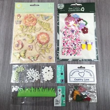 Multi Brands Sticker Collage Floral & Hearts Theme Craft Supplies