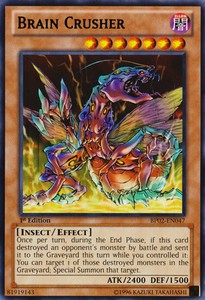 Brain Crusher - BP02-EN047 - Rare - 1st x3 - Near Mint