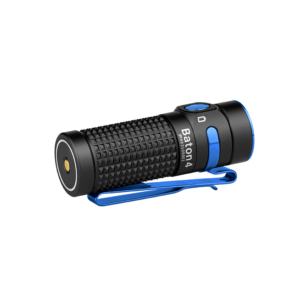 Olight Baton 4 Premium Rechargeable Flashlight w/Charging Case