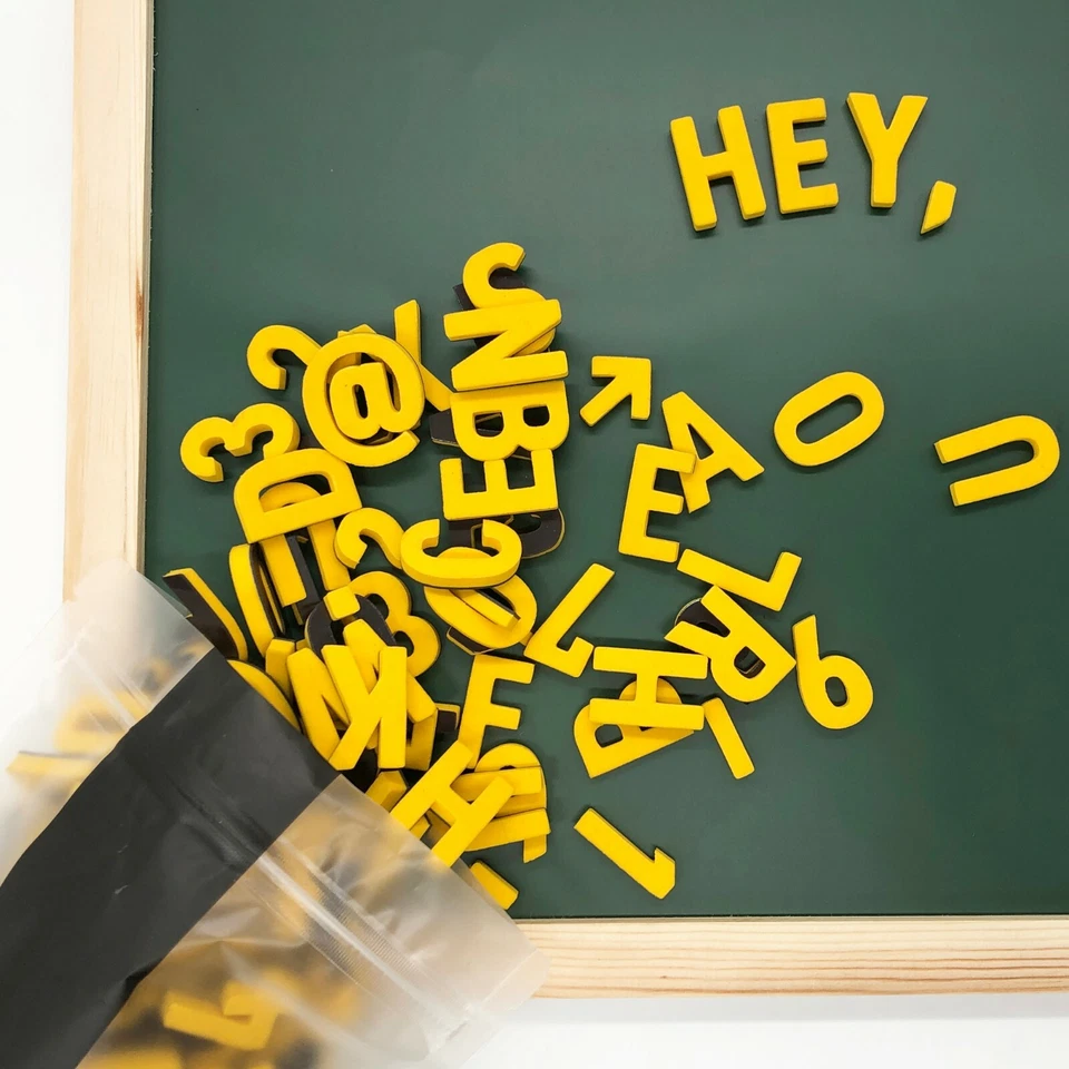 Magnetische Kreidetafel mit Holzrahmen A3 (30 x 40 cm), zweiseitige Magnettafel - Bild 3 von 4