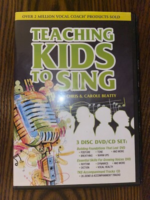 Vocal Coach: Teaching Kids to Sing  3 Disc DVD/CD Set : Very Good