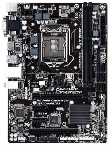 Pack de mise à niveau - Gigabyte H97M-HD3 + Celeron G1820 + 4 Go de RAM #73035 - Photo 2/4
