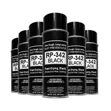 Cosmoline RP-342 Black Rust Preventive Spray (Military-Grade) 9-Cans
