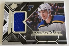 NHL Card-Colton Parayko-Extravagant Materials-SPx 2017-18-Blues