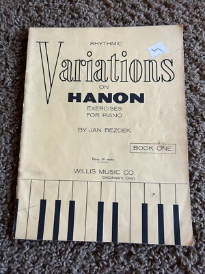 Rhythmic Variations on Hanon Sheet Music Classical Piano Exercises Book 1 Bezdek