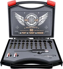 Professional Laser Bore Sighting Kit Red Bore Sight with 50 Adapters Multiple