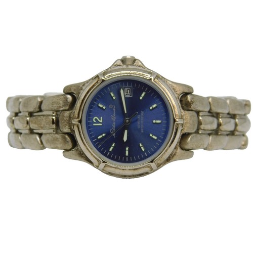 Ladies Eddie Bauer VBV 130 Quartz Watch Water Resistant 100 Ft New Battery Runs Vintage Eddie Bauer Womens Watch Silver Tone Stainless Steel  main image 3