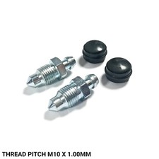 2x M10 Brake Bleed Nipples Screws Covers M10x1 30mm Nip1014e 2x M10 Brake Bleed Nipples Screws Covers M10x1 30mm Nip1014e
