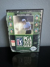 Sega Genesis PGA Tour Golf Game 1991 Complete CIB Vintage Retro Gaming READ