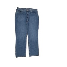 Riders by Lee Indigo Straight Leg Women's size 16 Dark Wash Blue Denim jeans