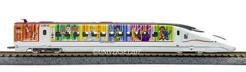 N Scale Tomix JR Kyushu 800-1000 Shinkansen/Bullet Train 6-Car Set Disney Paint - Picture 7 of 24