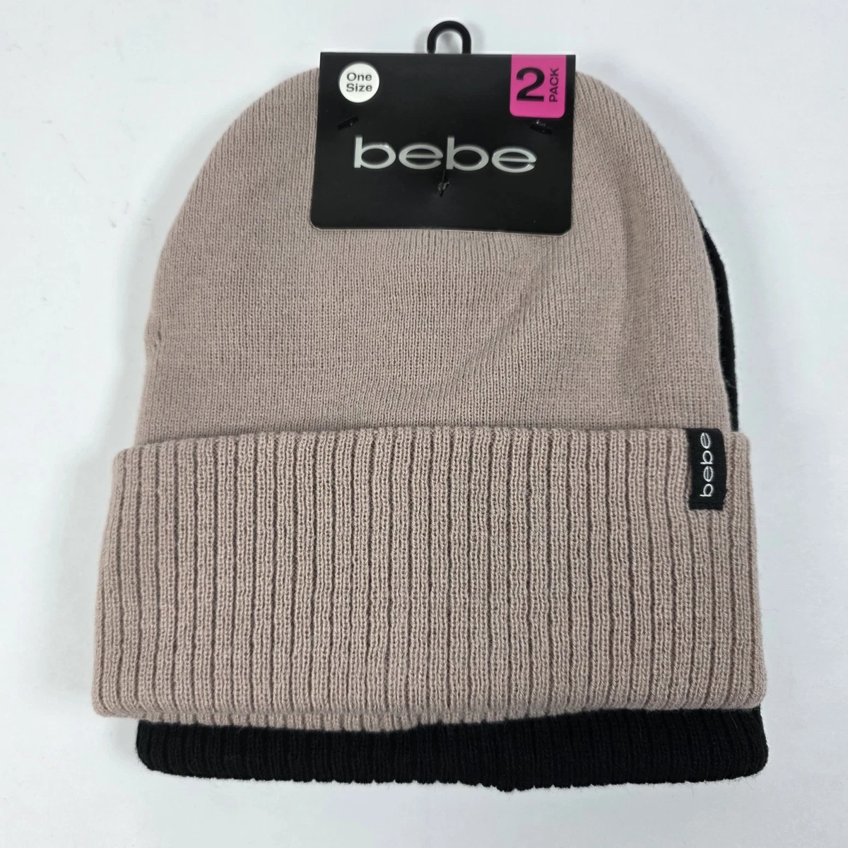 NWT Bebe knit beanie/hat Snowflake Natural Beanie Hat for Baby & Kids - Huggalugs main image 4