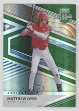 2020 Panini Elite Extra Edition Aspirations Green 53/499 Matthew Dyer #127 fm0