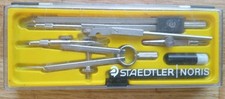 Vintage Staedtler Noris Techincal Drawing Compas Set In Box Made In Germany