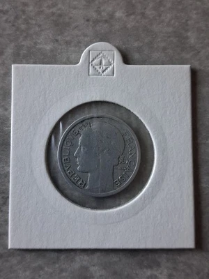 Très rare Monnaie 1 Franc Morlon 1947B en frappe médaille - Photo 1/3