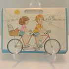 Vintage Paper Doll Toy Lot Playtime Pals With Folder & Outfits 1982 #5607
