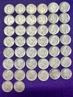 ROOSEVELT DIME LOT Of 44 Coins Total DATE 1955 90% Silver Estate Collector DIMES