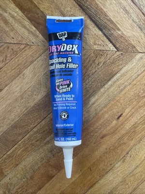 DAP 12337 DryDex Spackling Nail Hole Filler 5.5 oz Interior Exterior