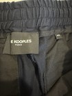 The Kooples Paris Men’s Slim Fit Cotton Trousers With Cuffed Hems In Navy Blue — photo 5