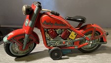 MOTO ANCIENNE TÔLE HARLEY