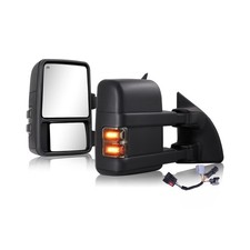 Tow Mirrors Compatible With 1999-2016 Ford F250 F350 F450 F550 Super Duty Tru...