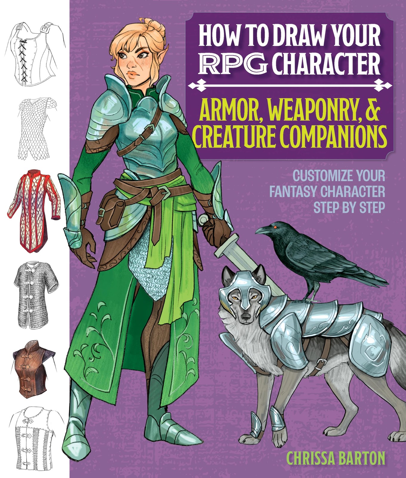 How to Draw Your RPG Character : Armor, Weaponry – Customize Your Fantasy Chara… - Image 9